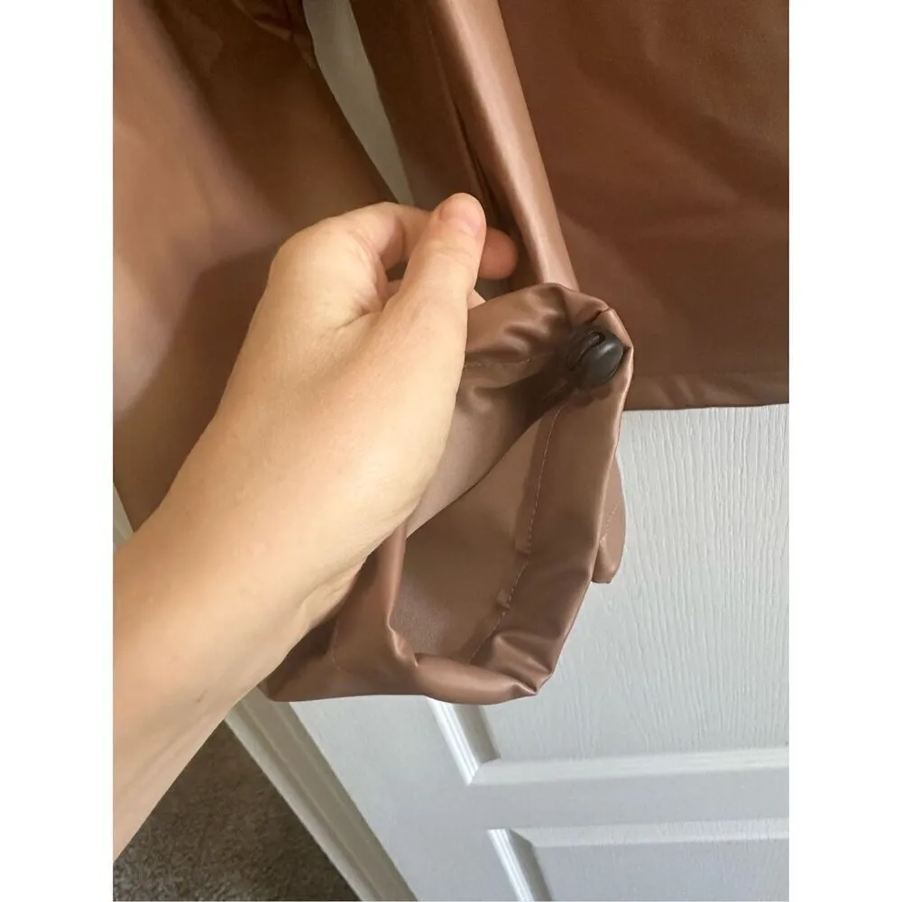 NWT V Force Collection By New Designer Space CLASSIC UTILITY JACKET COPPER SOLI Brown - Image 5