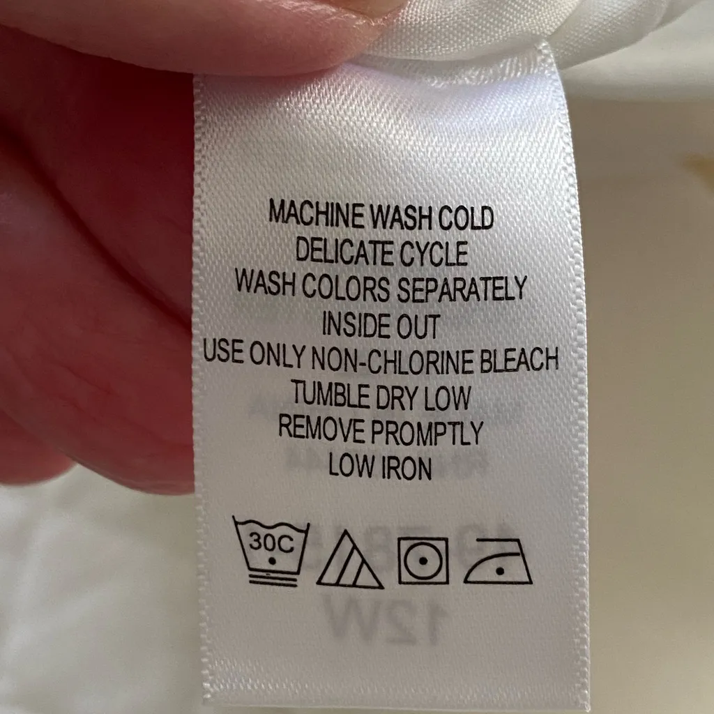 Jessica London Elegant Cream Pencil Skirt Size 12W - Image 6