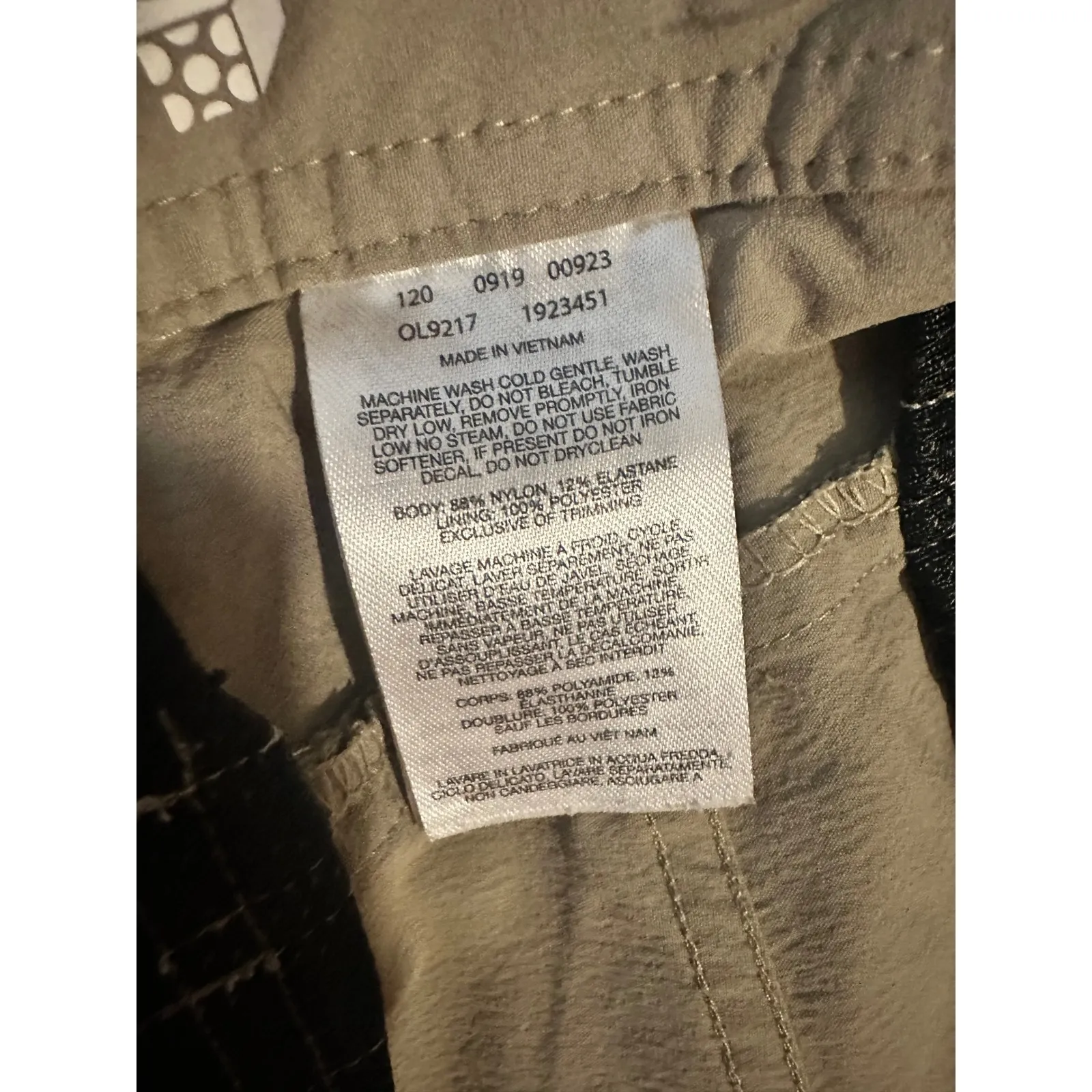 Mountain Hardwear Womens Shorts Size‎ 10 Beige Hiking Active Outdoor Drawstring - Image 7