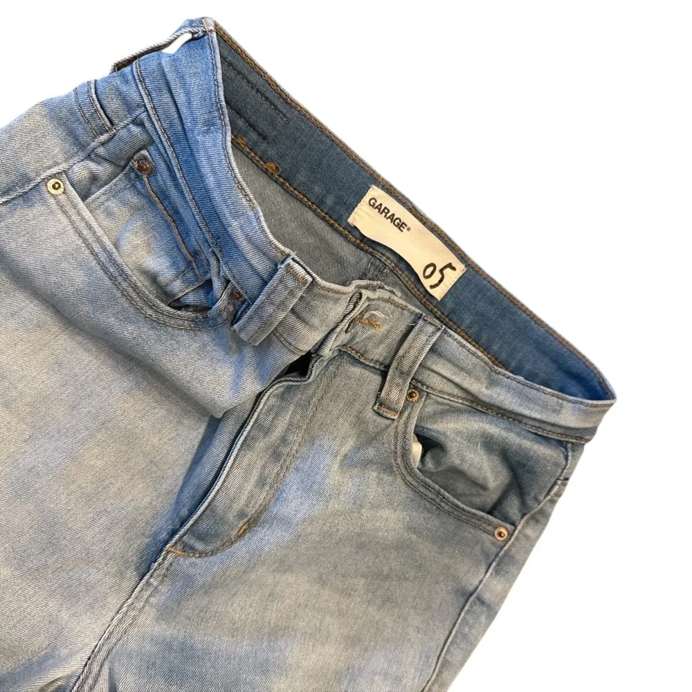 Garage  Blue Skinny Jeans with Distressed Look - Image 3