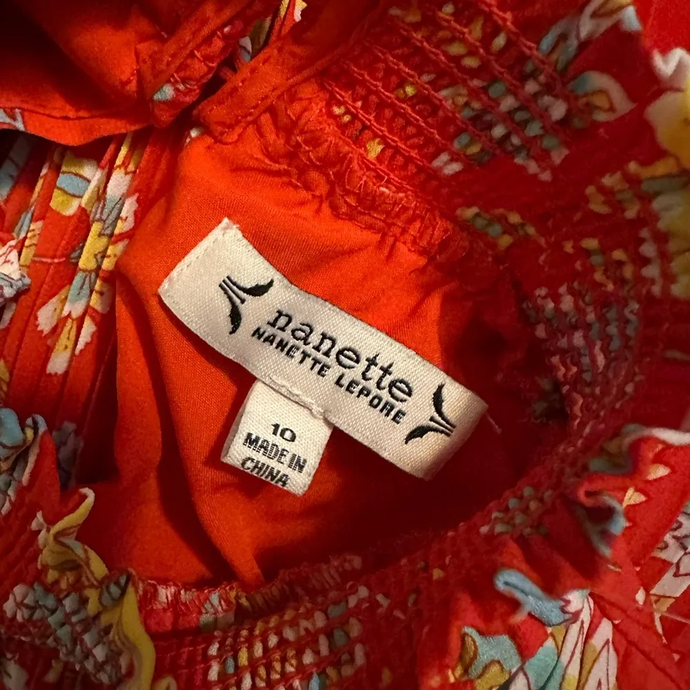 NWT Nanette Nanette Lepore Saffron Sun Floral Halter Dress Size 10 - Image 6