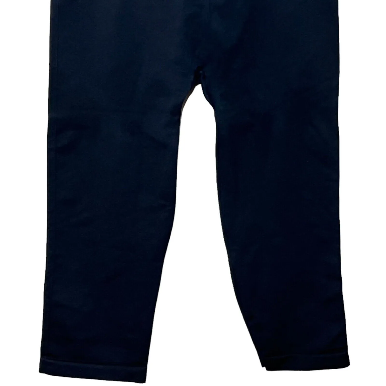 Blanqi Maternity Crop Leggings Navy Belly Support Stretch Women’s Medium Blue Size undefined - Image 8