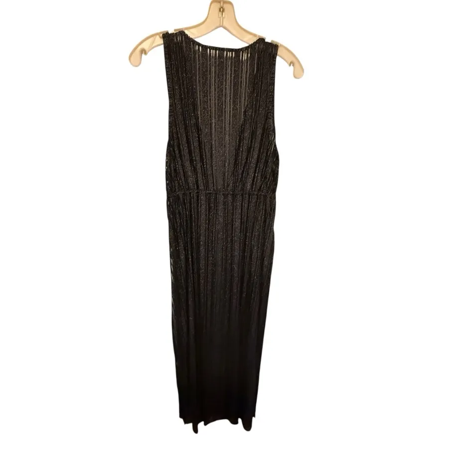 Free People Black Long Swim Cover-Up Dress - Image 5