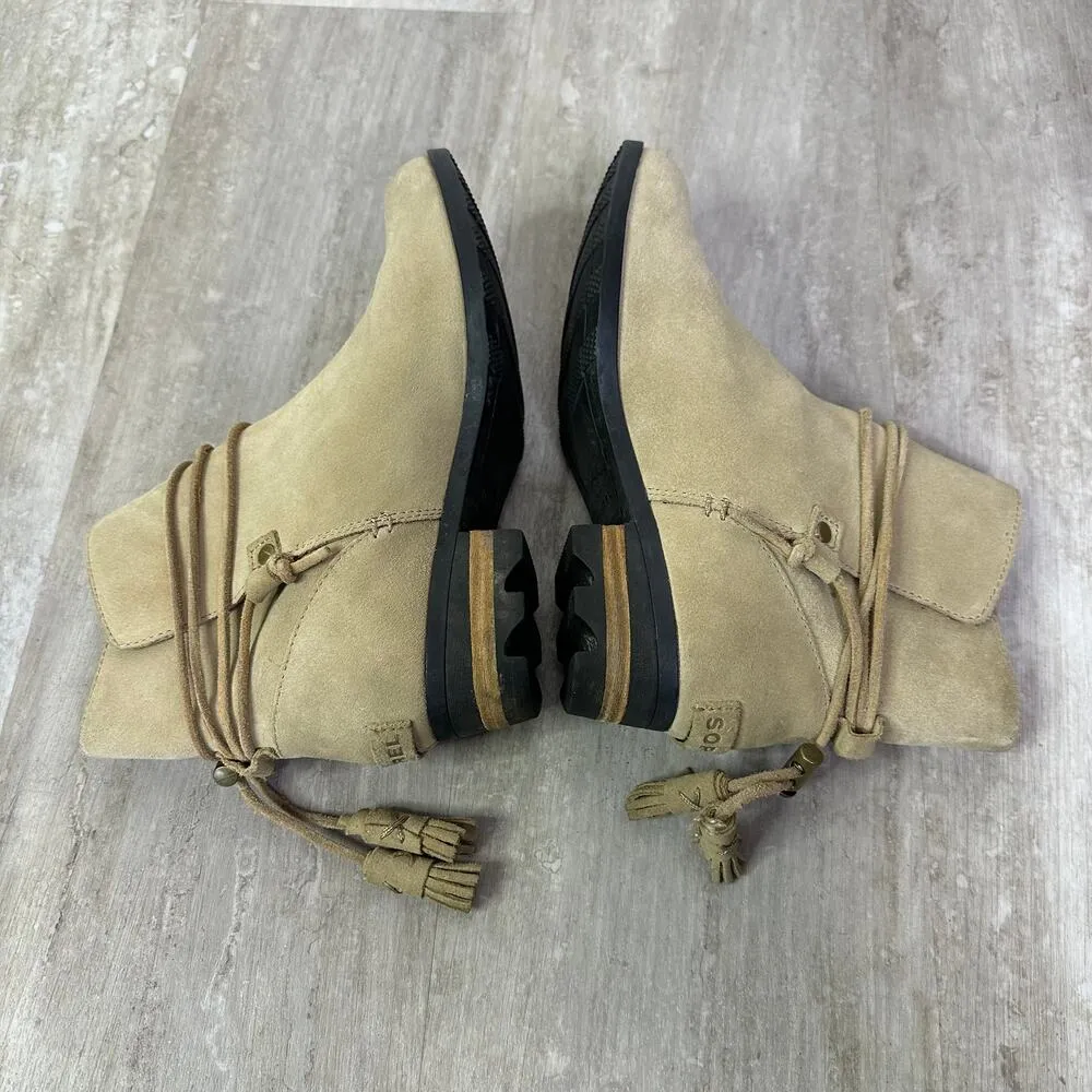 Sorel Farah Suede Short Boots Size 6.5 - Image 4