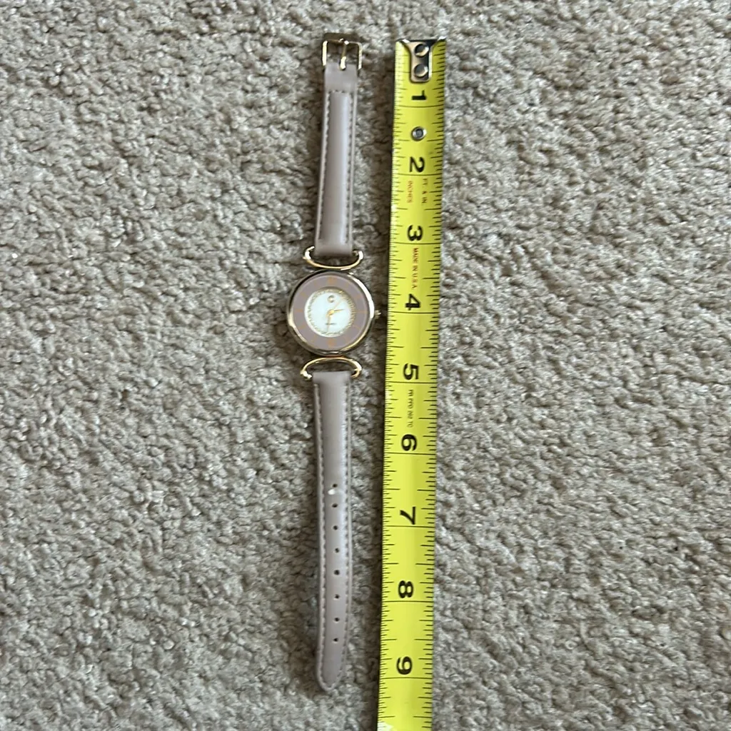 C brand women’s vintage pastel rose/ gold tone crystal‎ adjustable watch Pink - Image 6