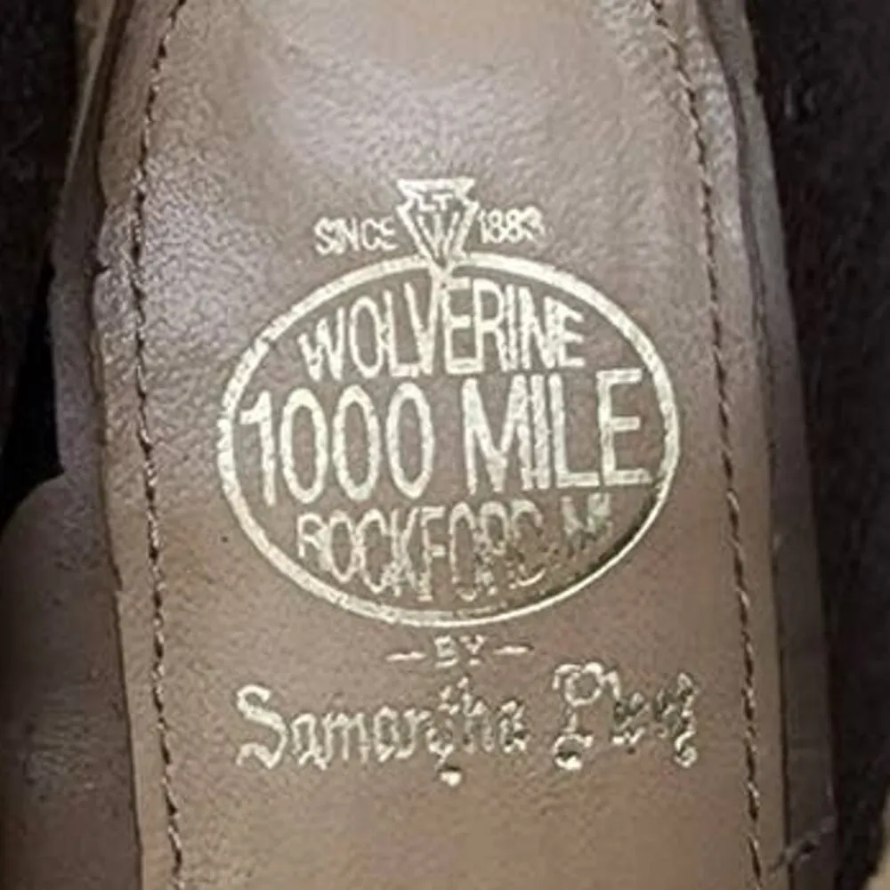 Samantha Pleet Wolverine 1000 Mile Arc Ankle Chelsea Booties Size 8 Tan - Image 6