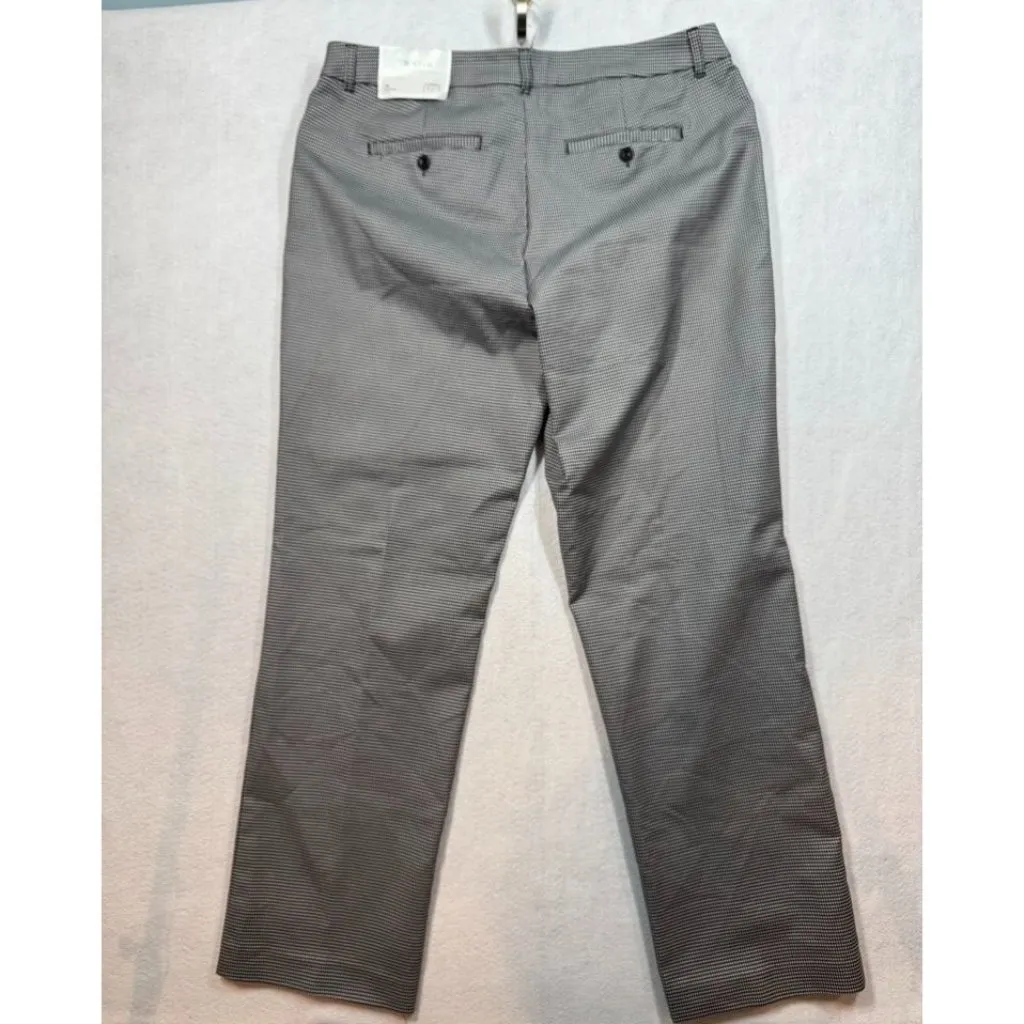 Christopher & Banks The Perfect Pant Mid Rise Houndstooth Trousers Womens 14 Avg - Image 2