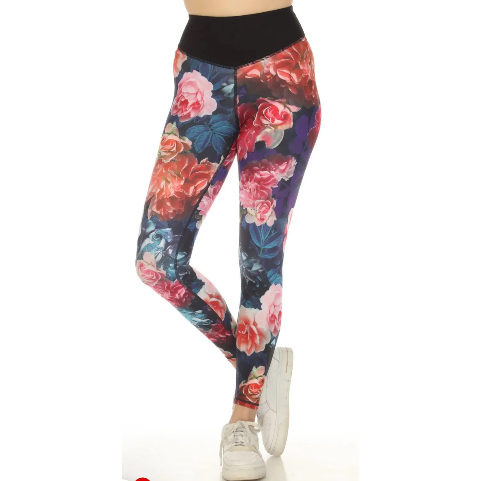 Johnny Was Active V-Yoke Studio Bee‎ Leggings Boho Chic Size XS - Image 2