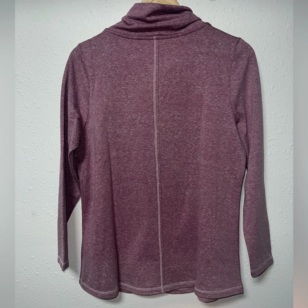 NWOT Soft Surroundings Brinley Top Womens Size Petite Large ColorBlackBerry Wine - Image 2