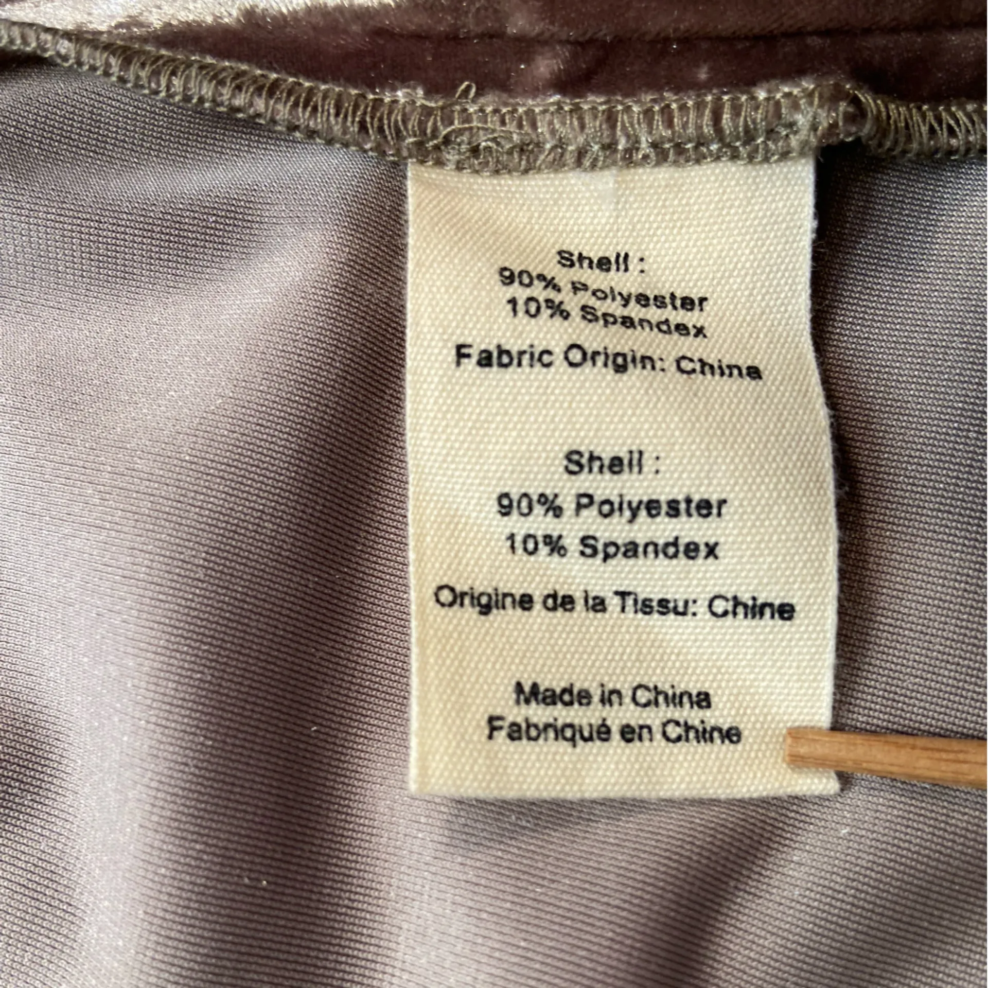 L Agence Riley Velvet Tie Wrap  Dress Mink, Size‎ Medium - Image 12