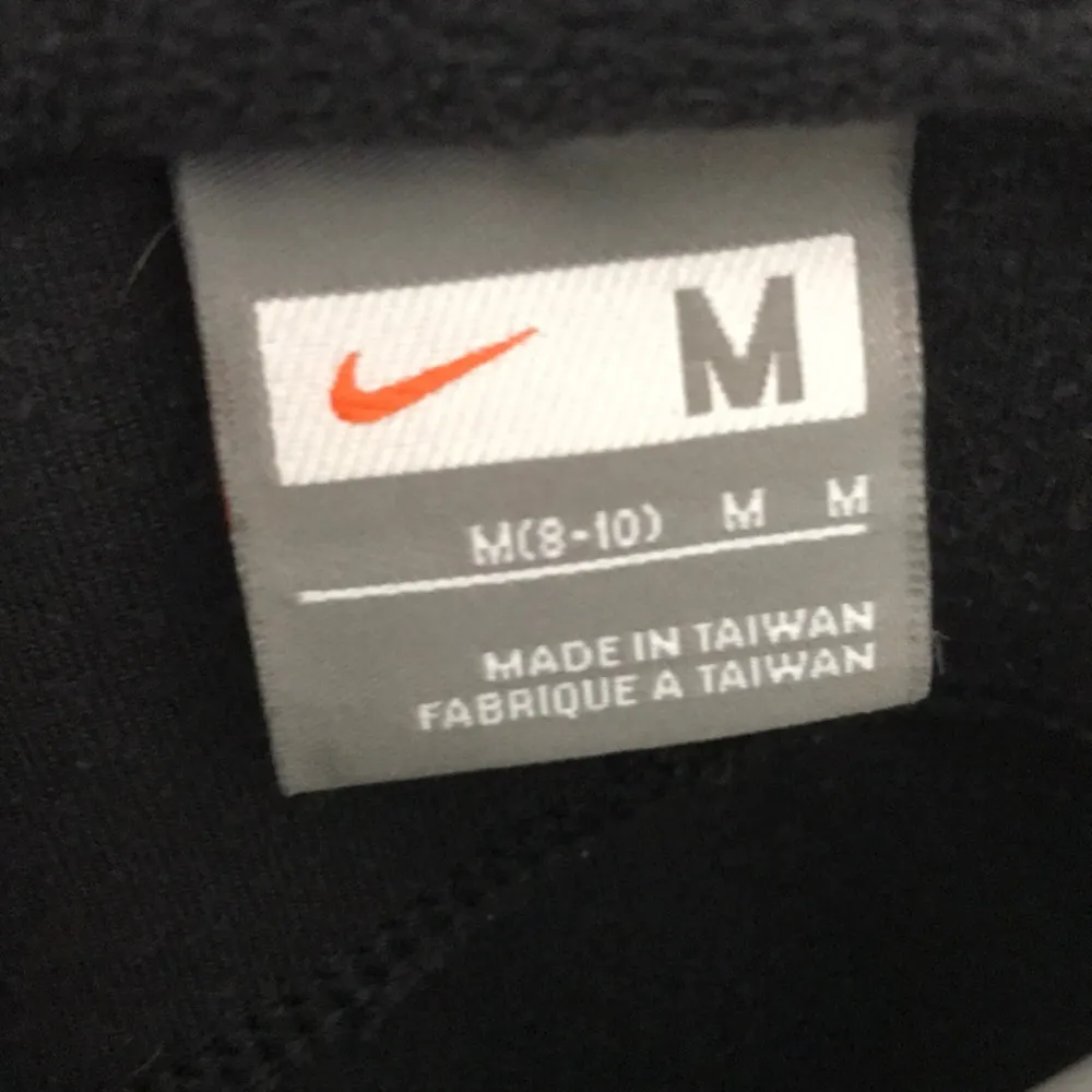 Nike Black Fleece Quarter Zip Pullover Jacket Med - Image 3