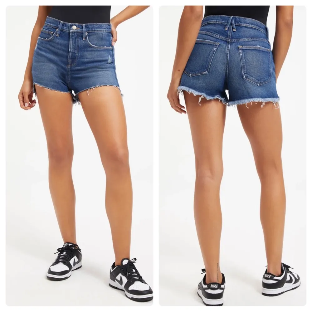 GOOD AMERICAN Good 90s Denim Shorts Size 6 - Image 2