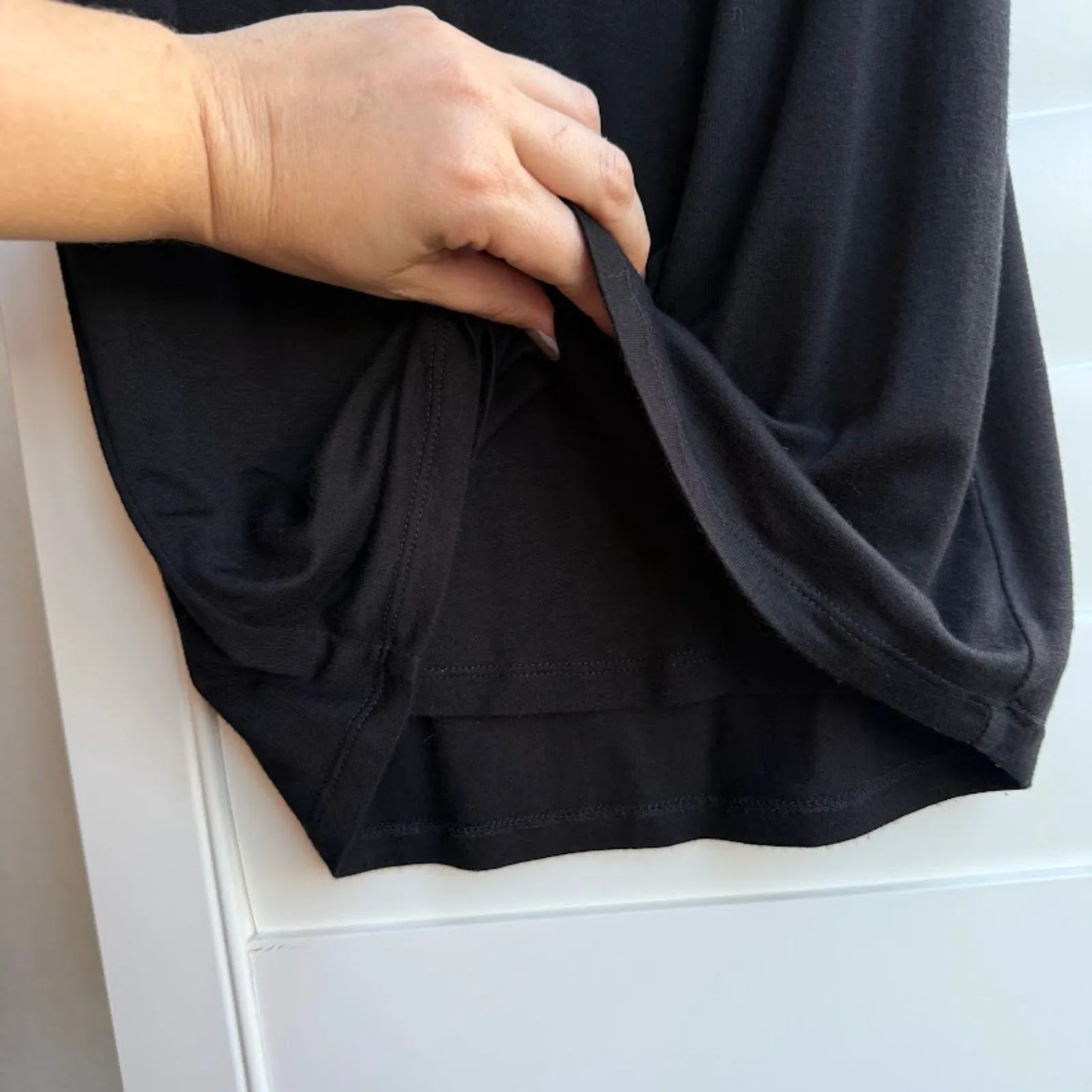 Popular 21 High Neck Long Sleeve Jersey Bodycon Mini Dress size M - Image 4