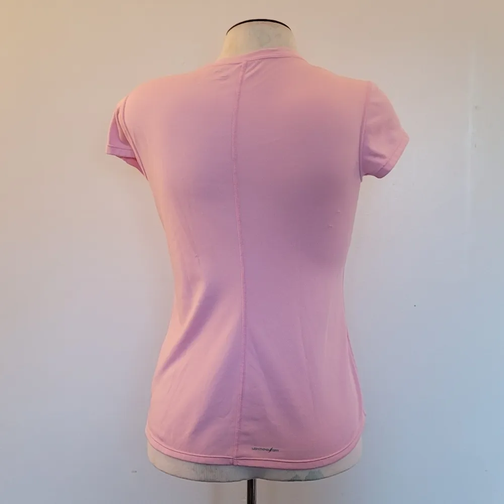 New Balance Pink Short Sleeve Active Wear Breast Cancer Awareness Top S - Image 7