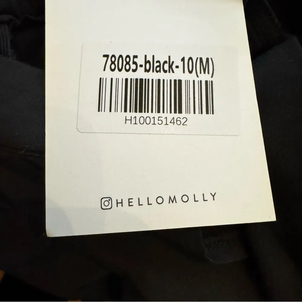 NWT Hello Molly Stassie Ruched Side Knit Mini Dress Black Size 6 - Image 6