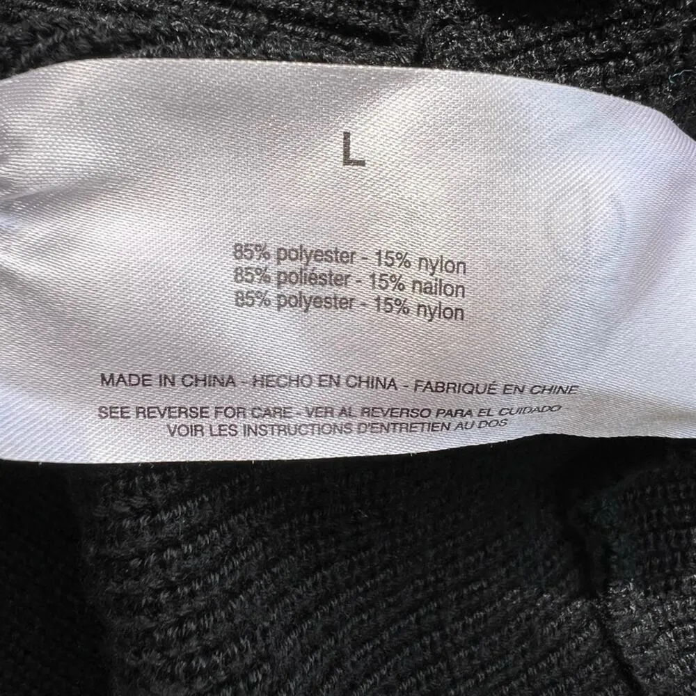 Ella Moss  black v-neck sweater neutral minimalist - Image 6