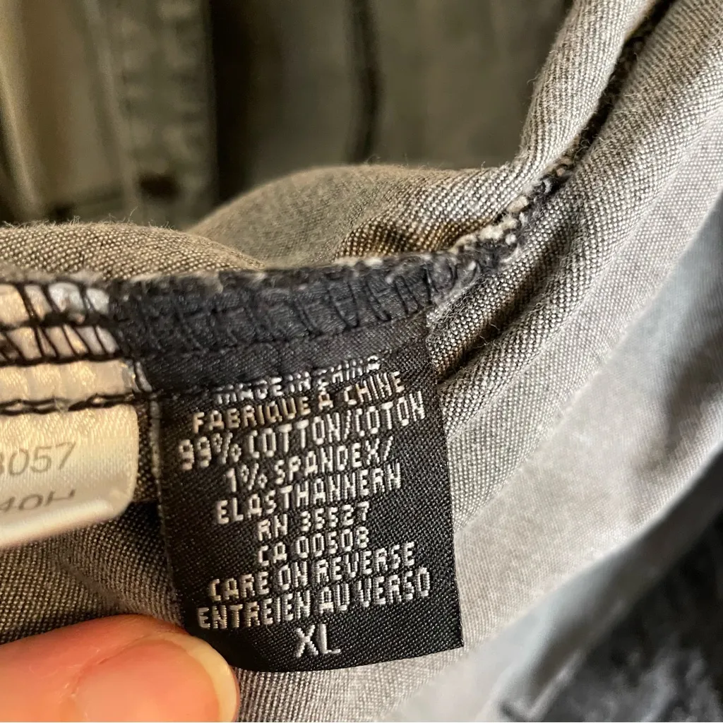 Marithe Francois Girbaud 90's Vintage Grey and Red Denim Jacket XL rare Gray - Image 8