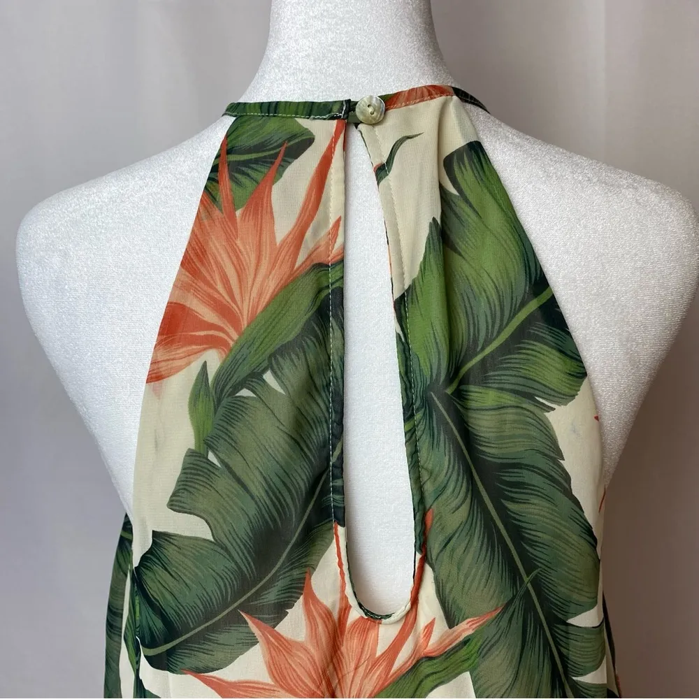 Show Me Your MuMu Birds of Paradise Gomez Shift Swing Dress Size X-Small 17"x32" - Image 6