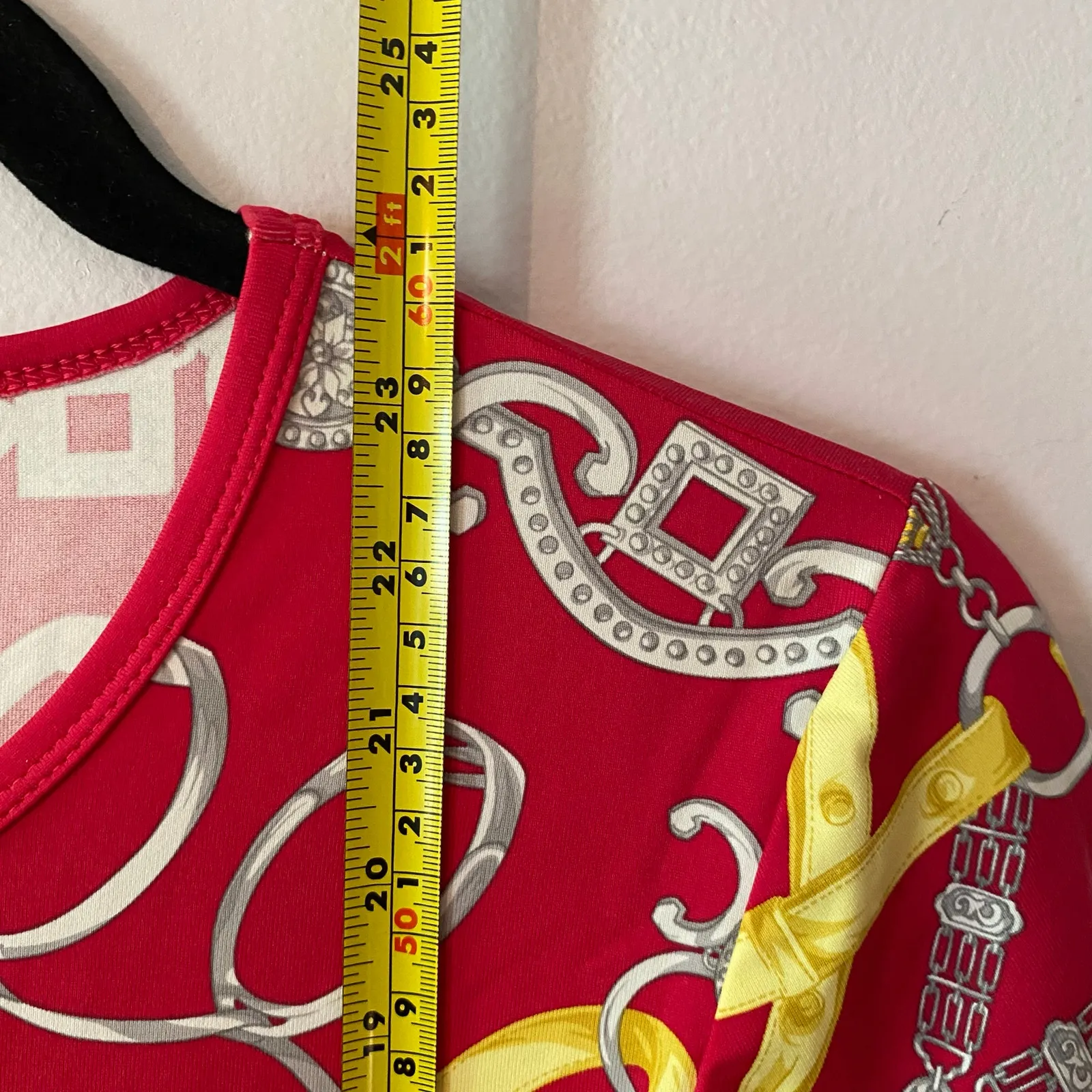 J. McLaughlin Pink Harness Buckle Catalina Cloth Shirt 3/4 Sleeve Women Medium - Image 8