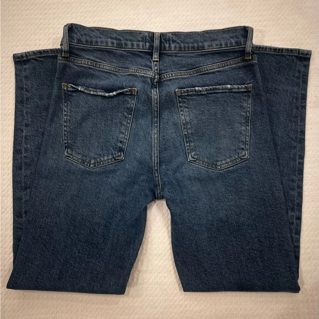 AGOLDE Toni Mid-rise Straight Leg Classic Blue Denim Jeans Size 27 - Image 5