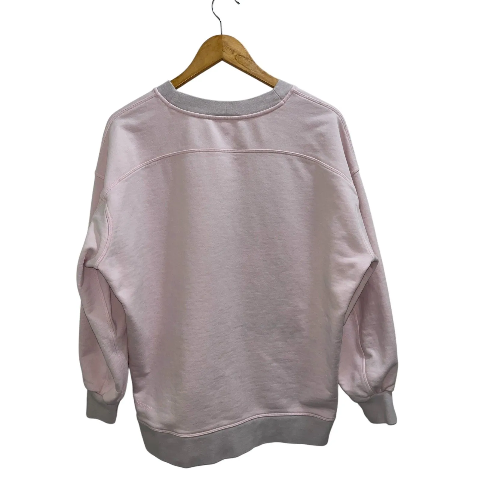 Lululemon Perfectly Oversized Crew in Porcelain Pink Size 8-10 Cozy Loungewear - Image 4