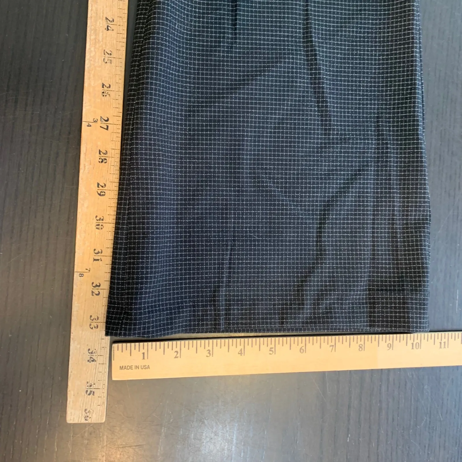 The Limited Collection Cassidy Fit Black Micro Plaid Flare Pants Size 8R Retro - Image 8