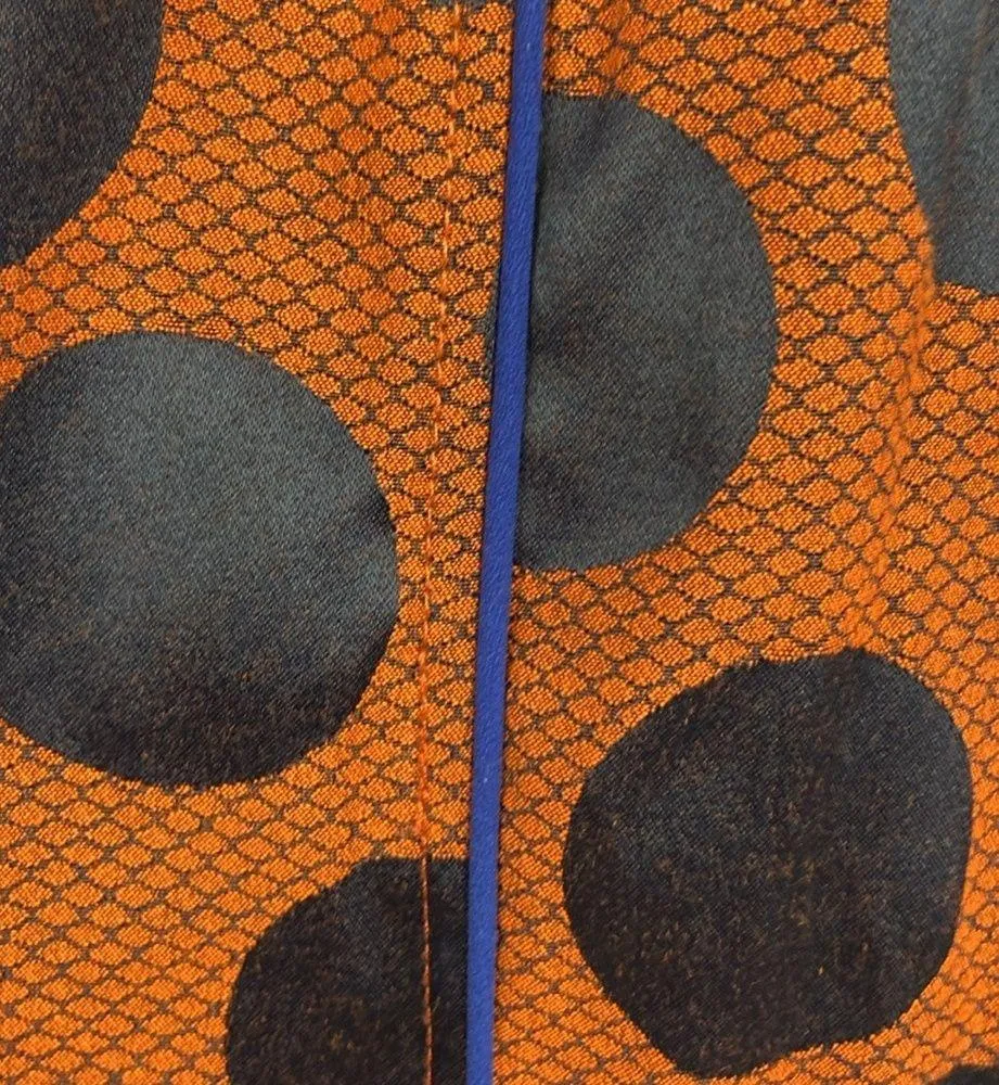 Maeve Anthropologie Fit & Flare Dress High Neck Open Back Cut Out Back Polka Dot - Image 7