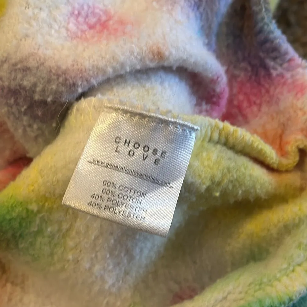 GENERATION LOVE Women’s Multicolor Puff Sleeve Sweatshirt & Joggers Set Size XL - Image 5