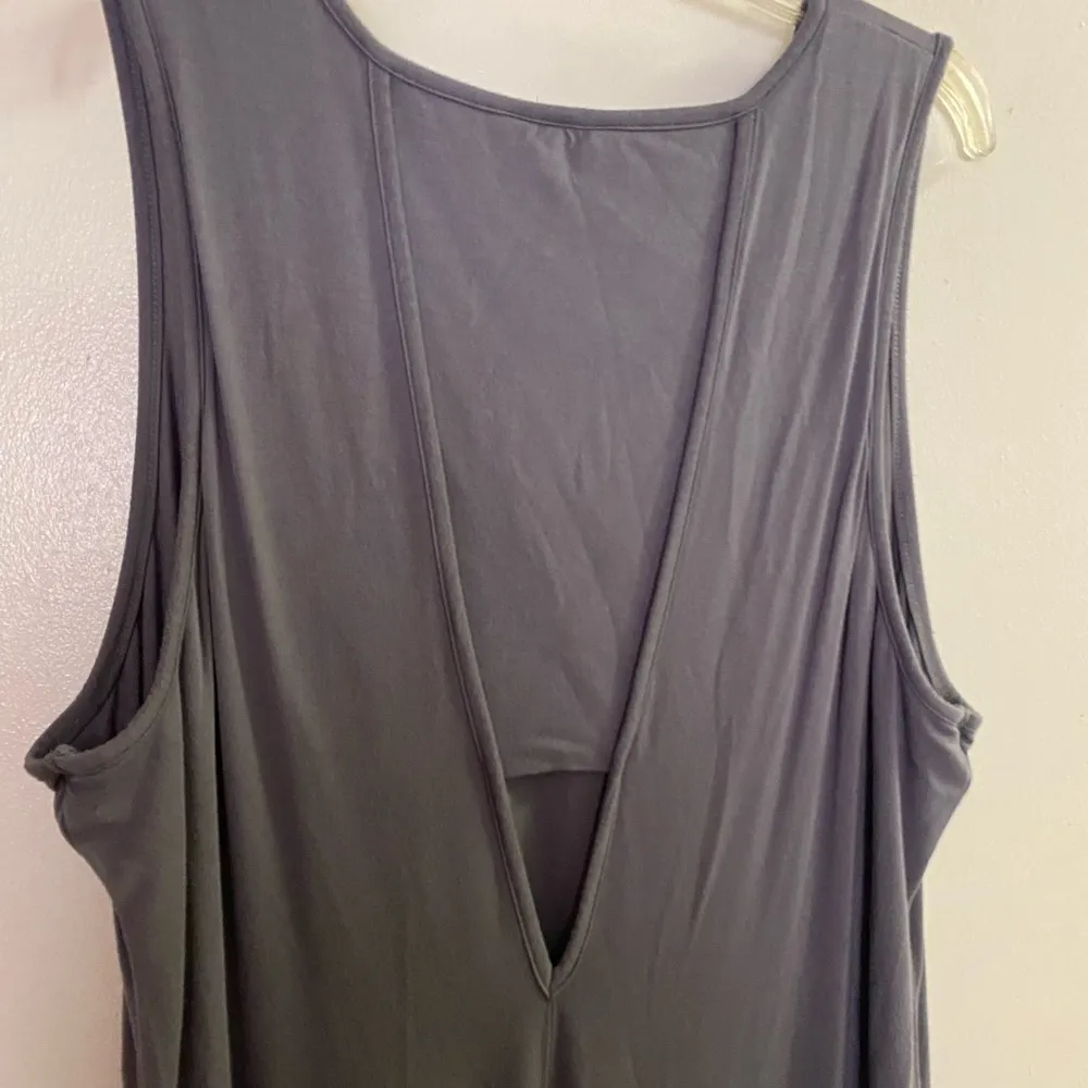 Lucky Brand Gray Midi Tank Dress XL Bust 46” 48” Length 47” Midi - Image 6