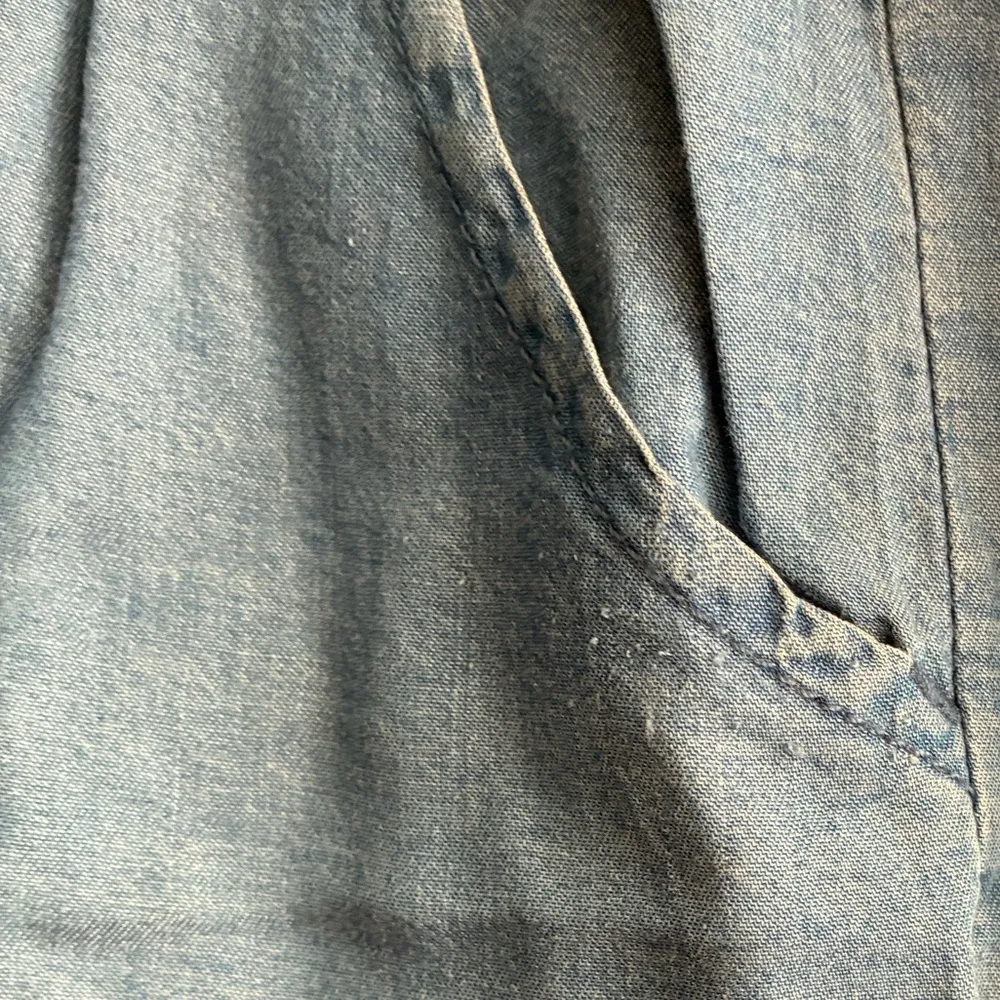 Thread Supply Blue Denim Women's Paper Bag Shorts L Size L - Image 12