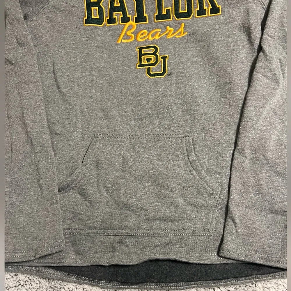 Colosseum Women’s Baylor Fleece Lined TurtleNeck Sweater - Image 3