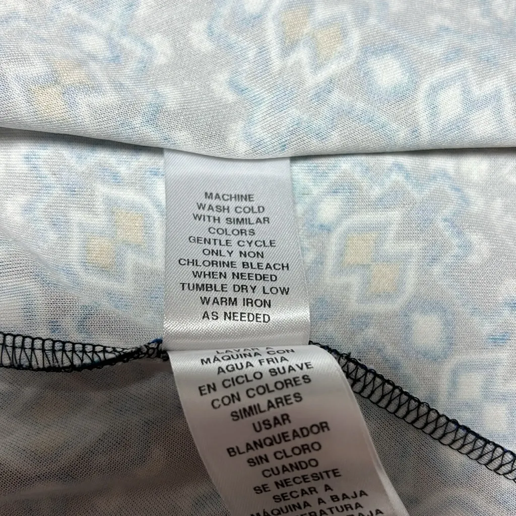 Adorne Naya Scuba Dress in Blue and‎ Golden Yellow Fit and Flare Size 10 - Image 14