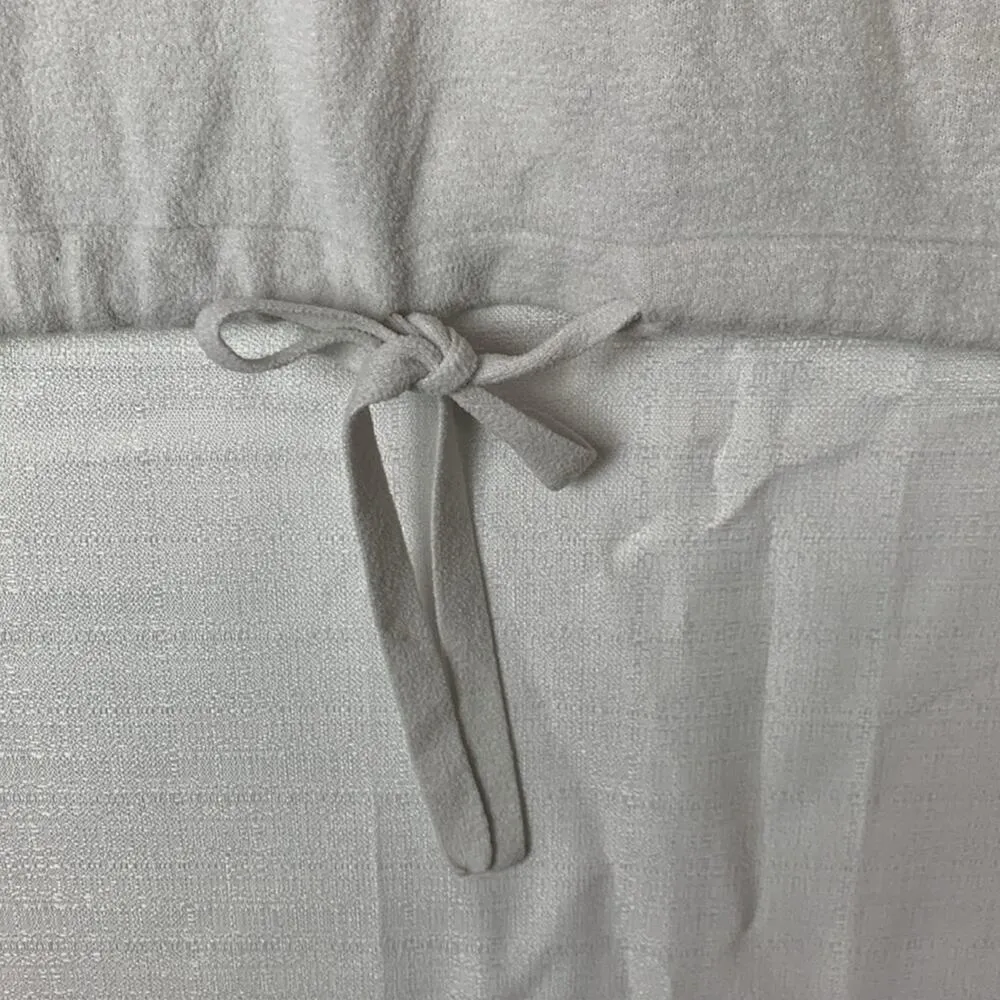 Barefoot Dreams women's extra small xs white pullover top lightweight cozy tie c - Image 6