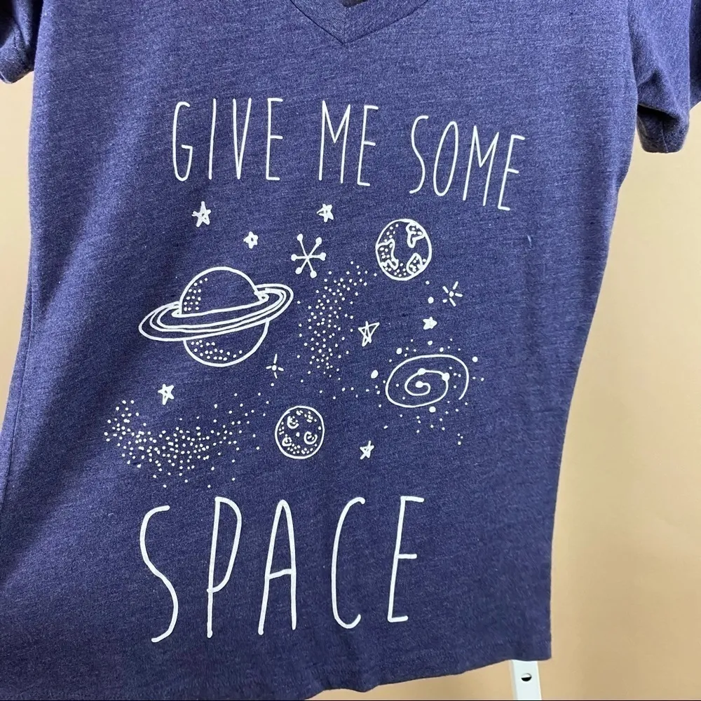 Give Me Some Space Size Small Planets Astrology Solar System Graphic Tee Boho - Image 2