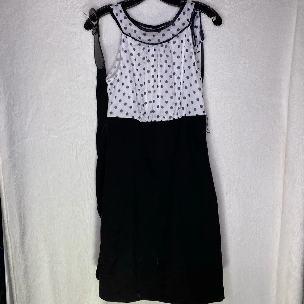 BCX  Polka Dot Dress With Belt - Image 3