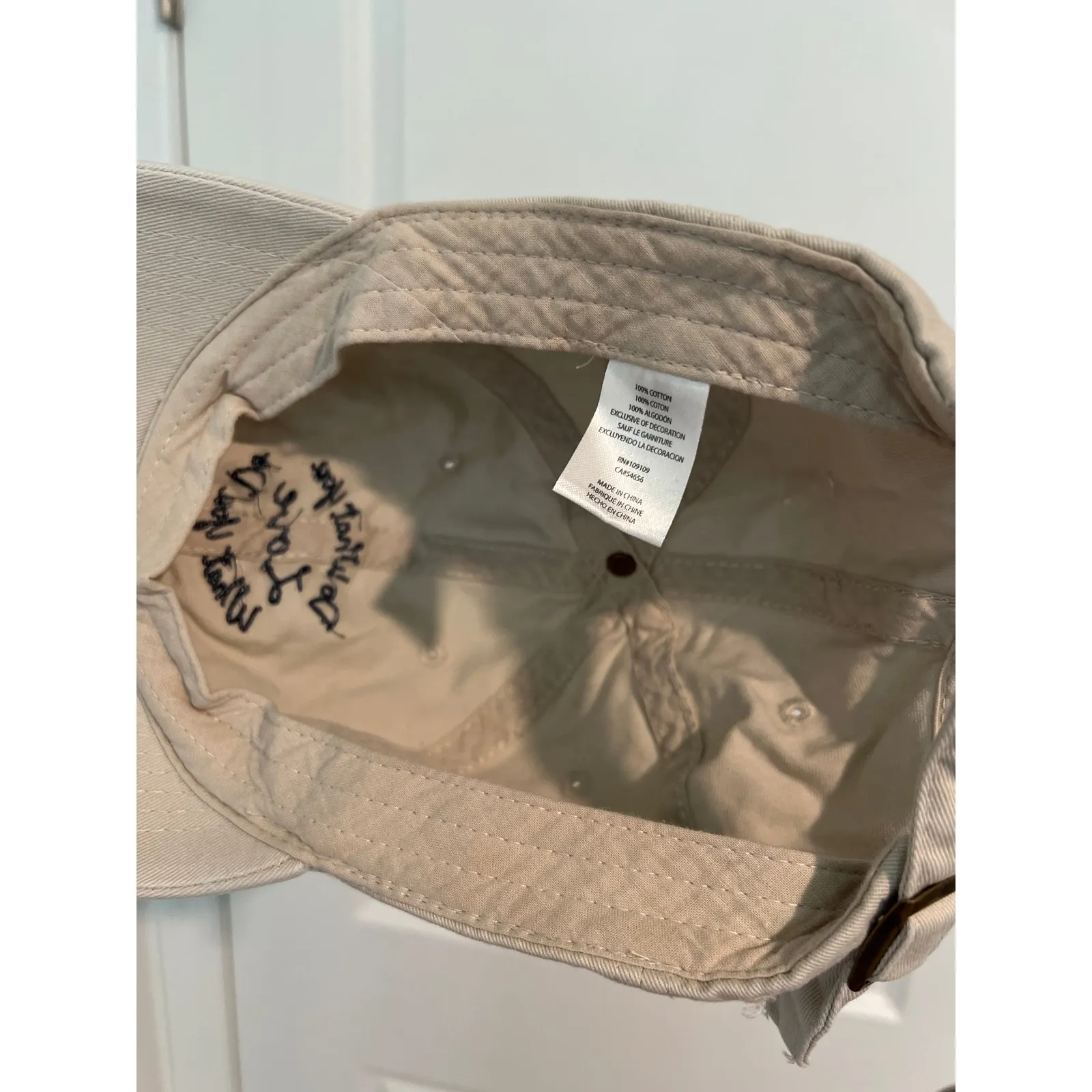 Life is Good “Do What You Love Love What You Do” Baseball Cap Hat – Tan - Image 2