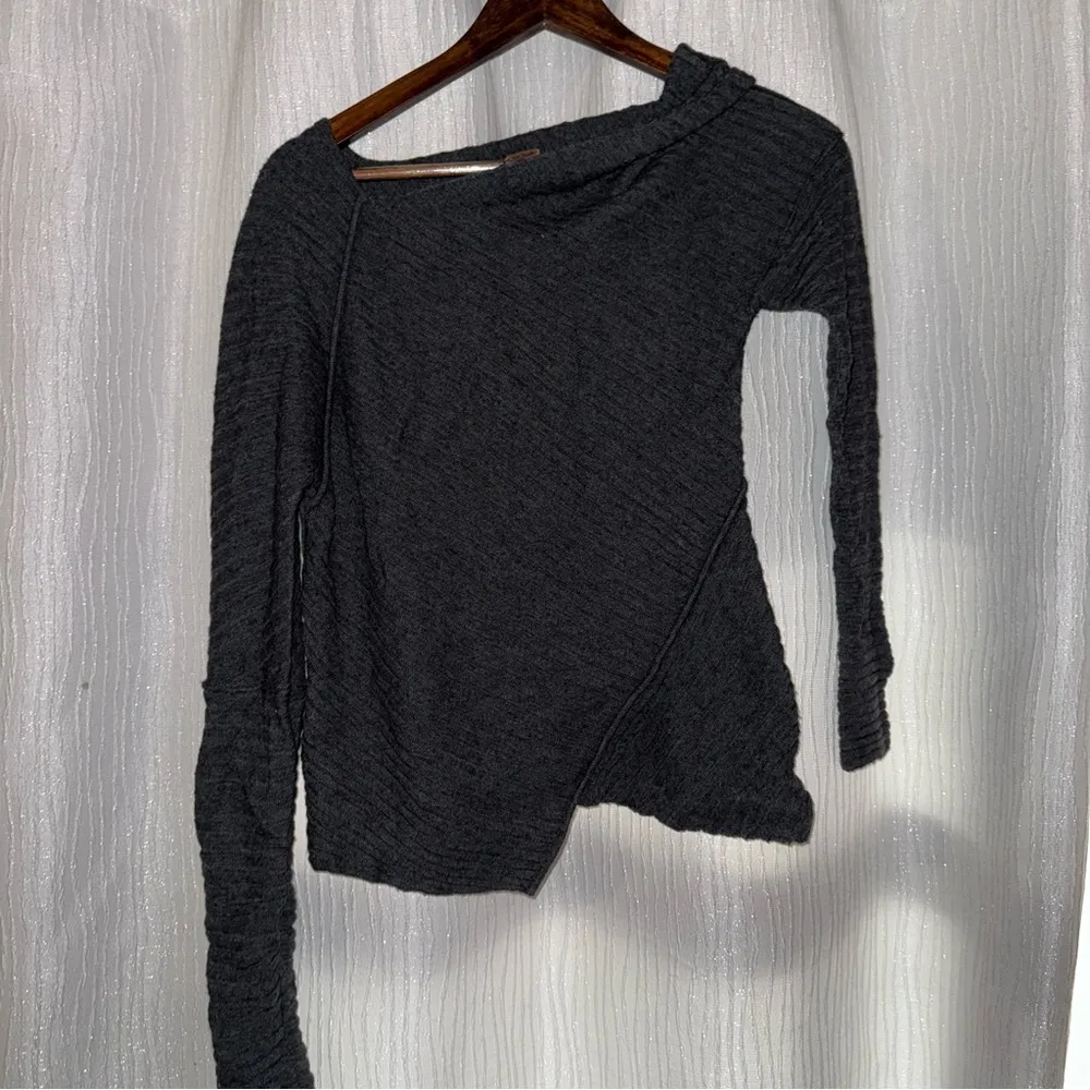 Free People Black Long Sleeve Top - Image 2