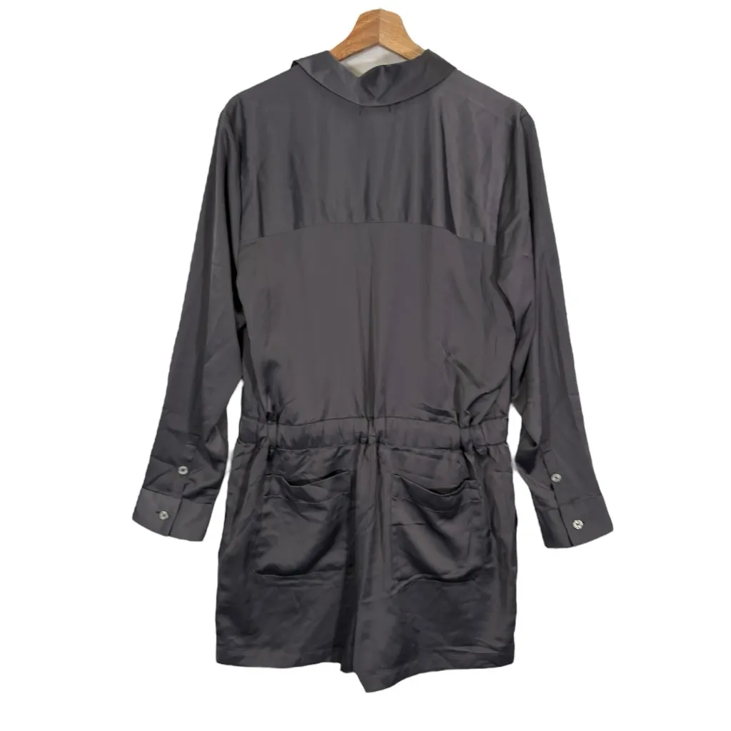 NEW OUTERKNOWN Benson Utility Shortall Jumpsuit Romper Size Medium - Image 4