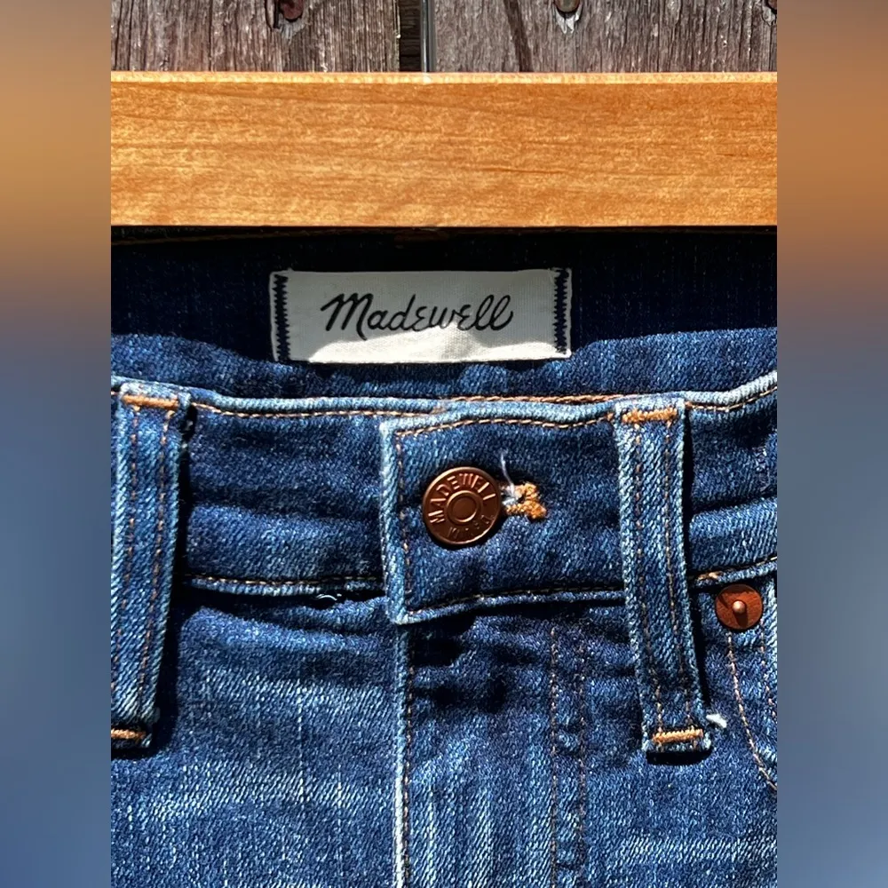 Madewell 10" High-Rise Skinny Jeans: Cutout Tulip Hem Edition - Image 9