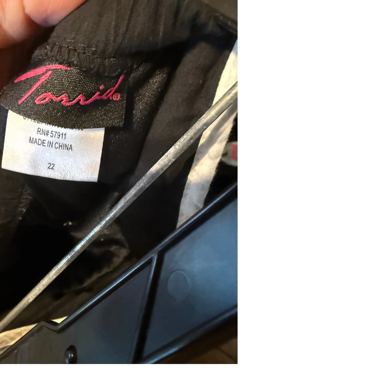 Torrid Black White Floral Embroidered Strapless Party Dress Size 22‎ - Image 5