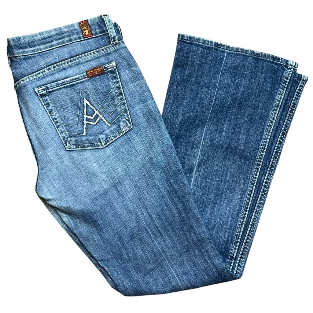 7 for All Mankind ‘A-Pocket’ low-rise Jeans Size 28 - Image 2