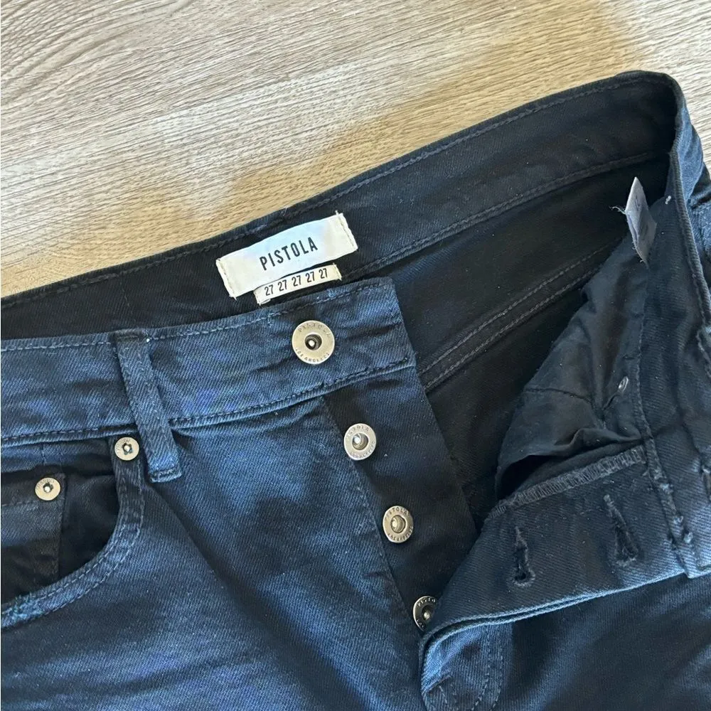 Pistola Nico Mom High-Rise Straight Leg Jeans 27 - Image 5