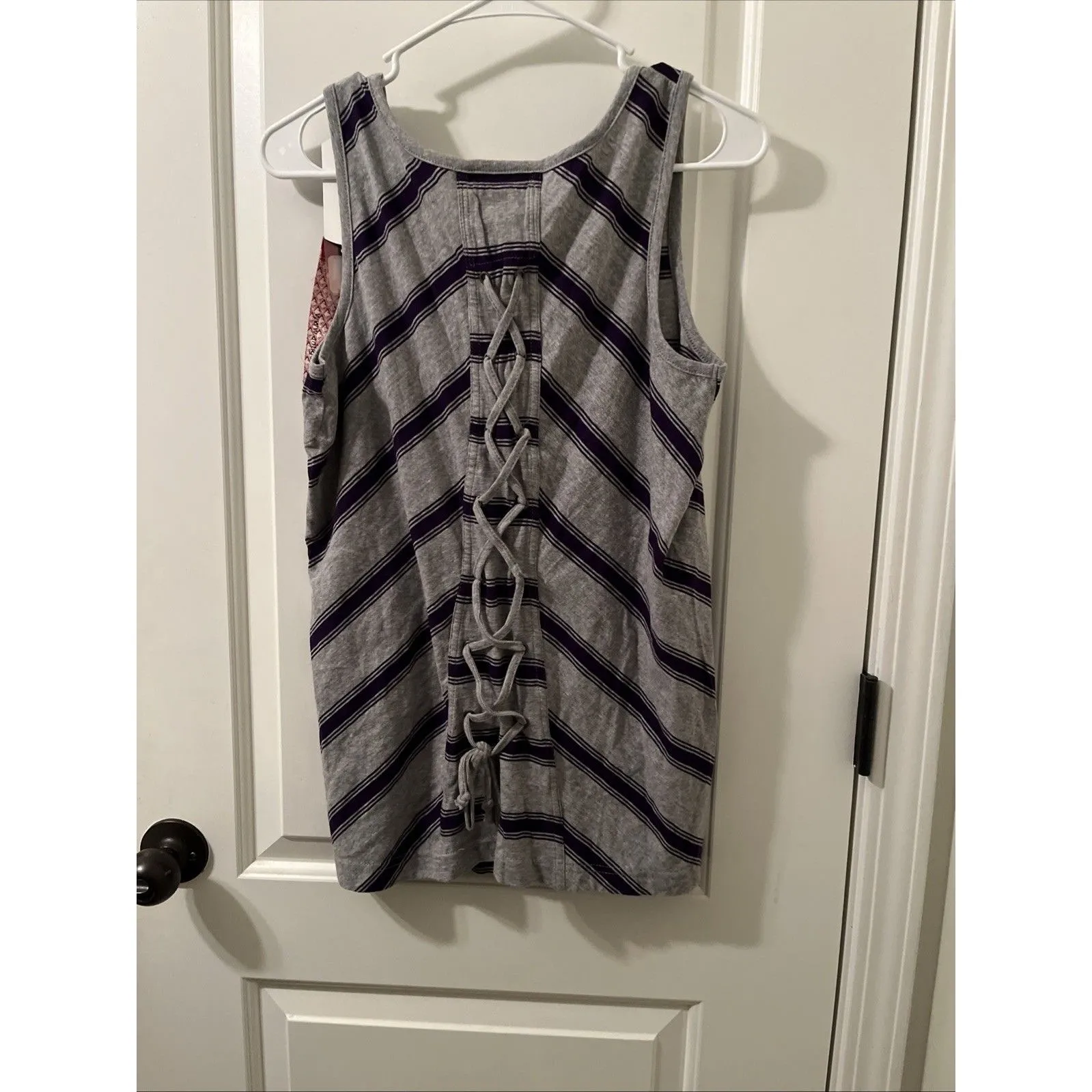 East Carolina University ECU Pirates Women's Striped Tank Top Shirt Size M - Image 11