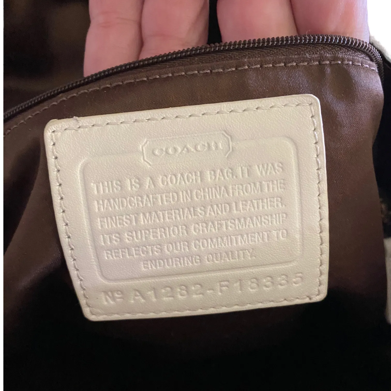 Coach Signature CC Laura Purse Tote F18335 - Image 12