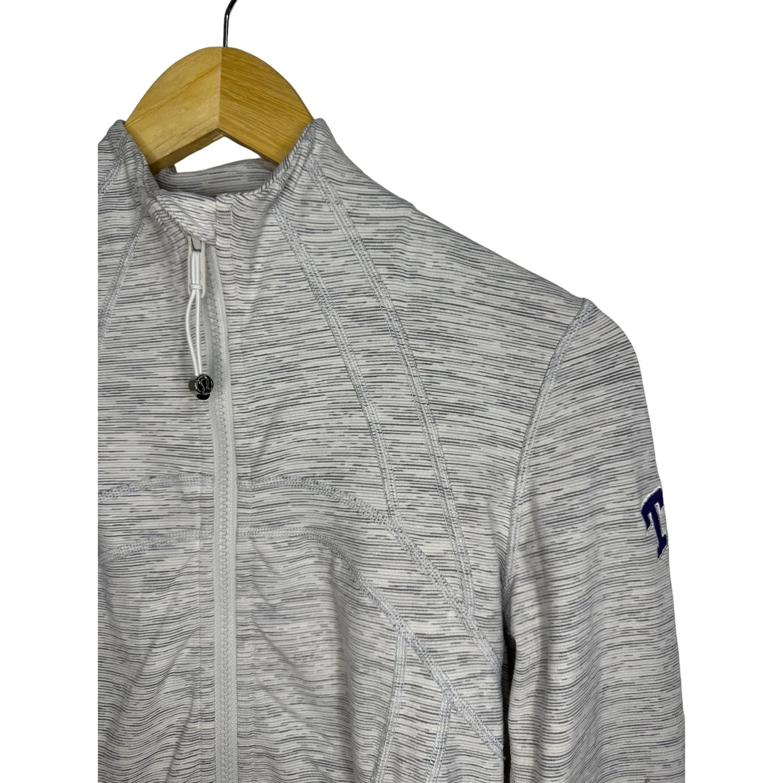 Lululemon Define Jacket Wee Are From Space Ice Grey‎ Alpine White 4 - Image 2