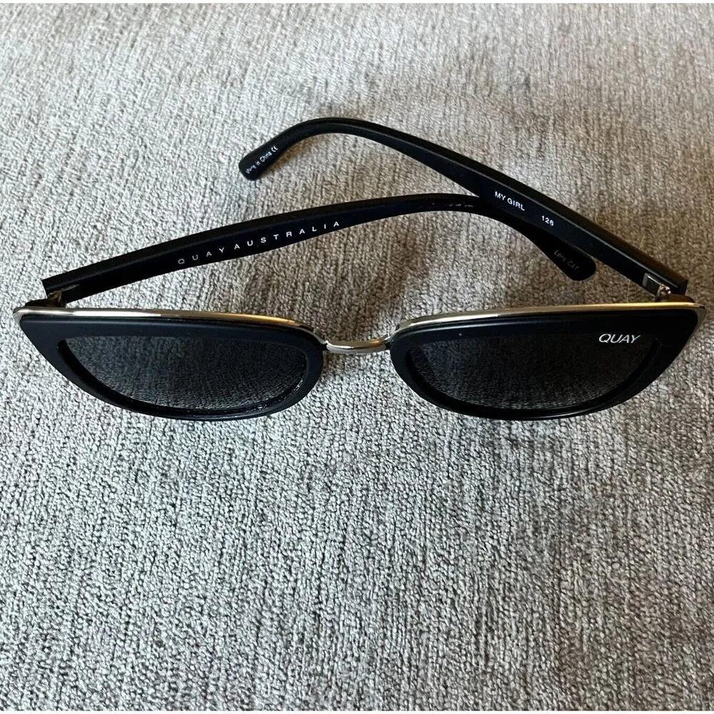 MY GIRL Sunglasses Black Frame / Smoke Lens - Image 4