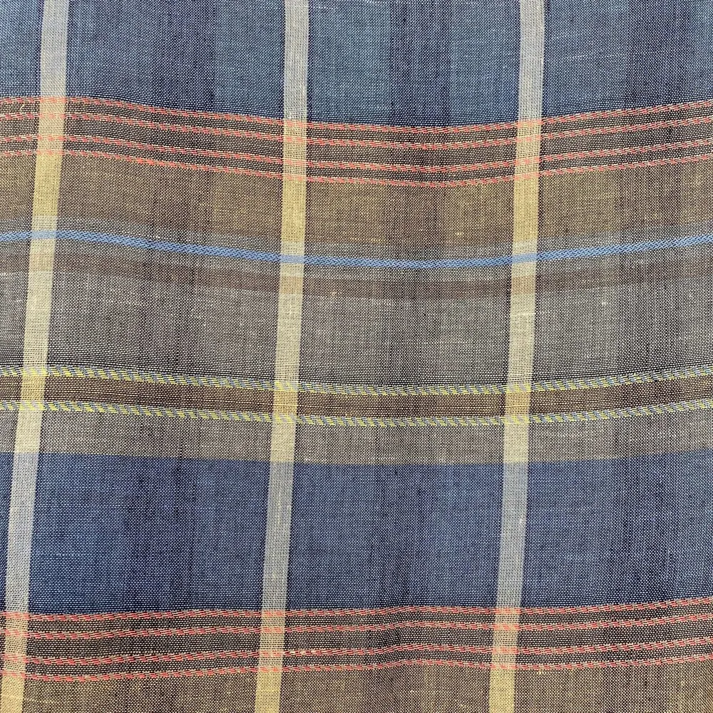 Vintage Express Plaid Madras Blazer Jacket 3 Button Oversized Boxy Size Small - Image 6