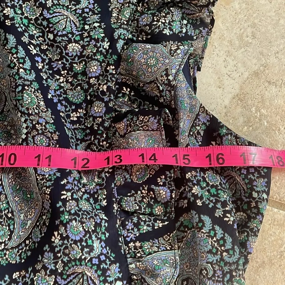 J.Crew Tiered Ruffle Paisley Maxi Dress - Image 14