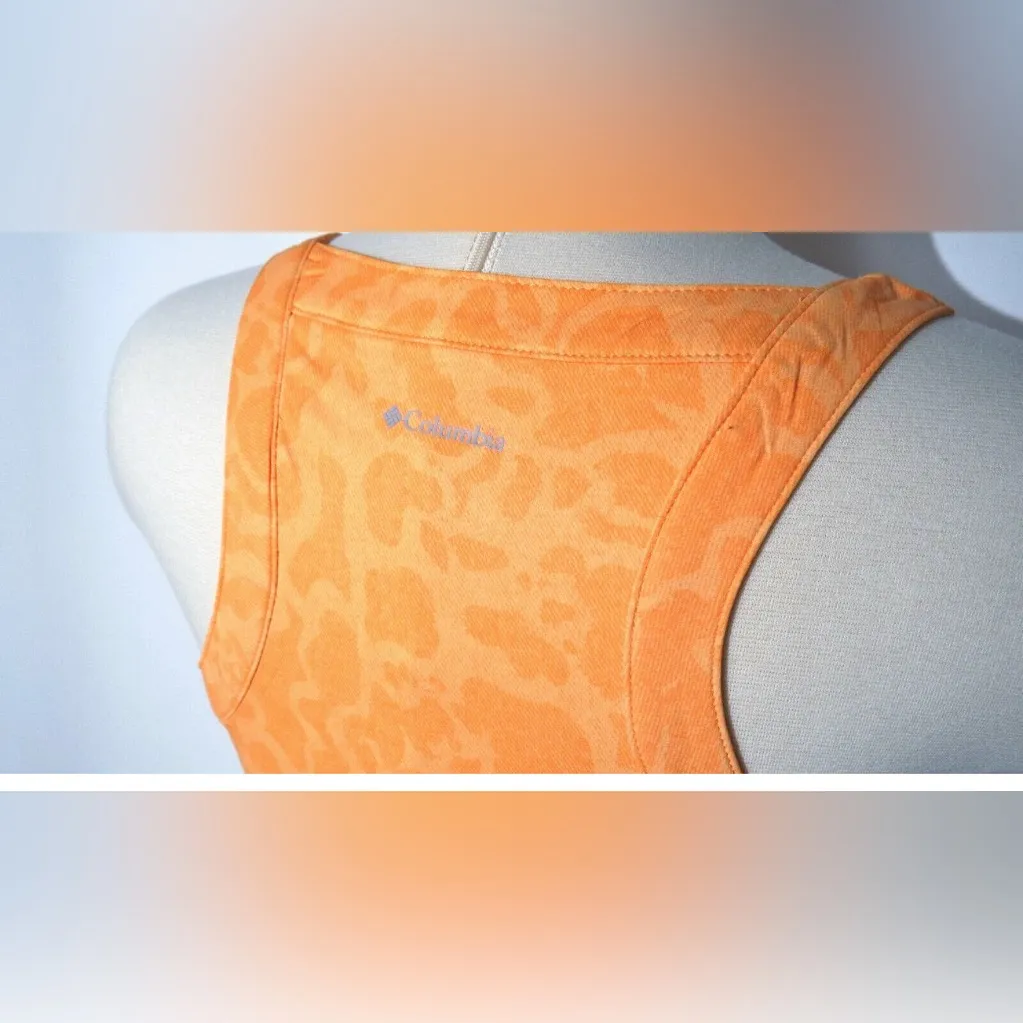 Columbia women’s tangerine printed sleeves cold bay dress size S - Image 3
