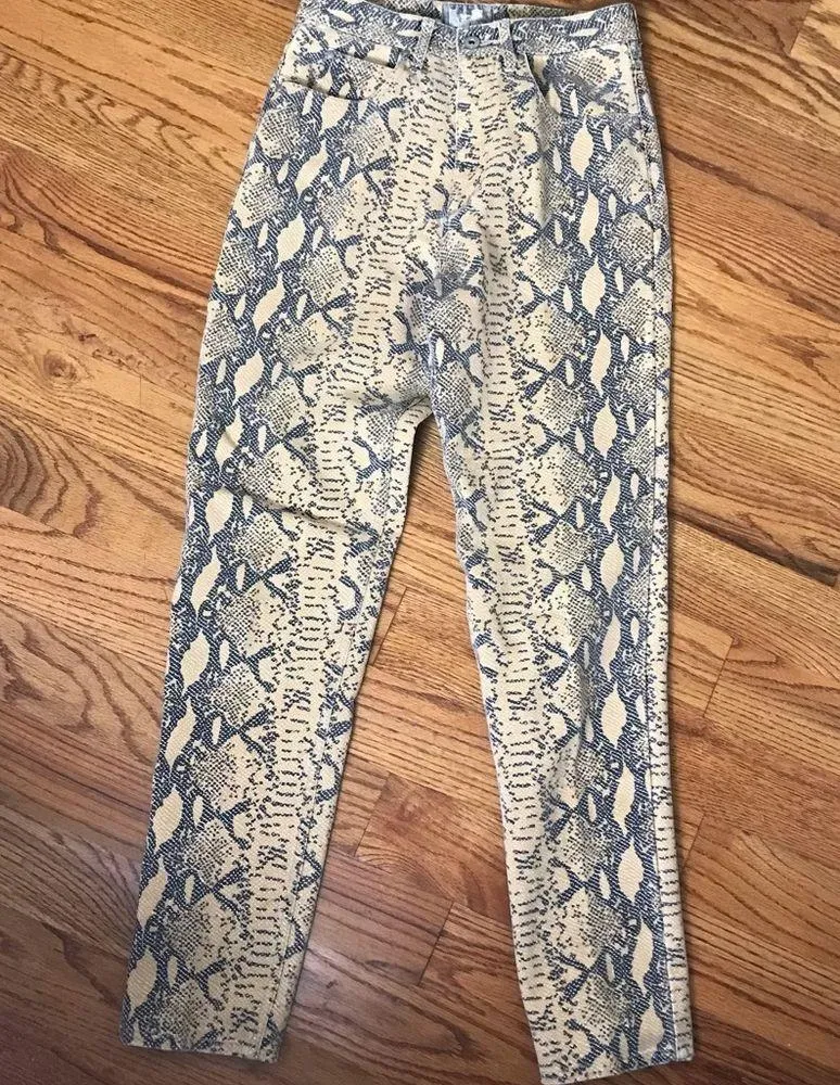 Sam & Libby Snake Print Jeans - Image 7